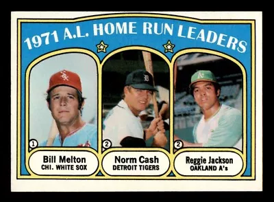1972 Topps Baseball #90 A.L. Home Run Leaders Jackson EX/MT *d3 • $12