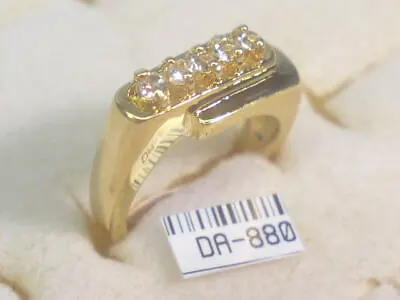 Sz's 678 91011  Mens Ring Designer  Signed  Vintage With Swarovski  Crystals • $5.95