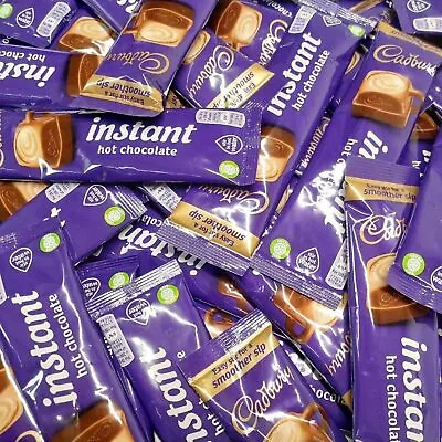 Hot Chocolate Instant Sachets 28g CADBURY Powder Drink Individually Packed Stick • £8.99