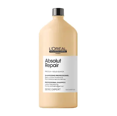 L'Oreal Serie Expert Absolut Repair Shampoo Gold Quinoa 1500ML UK • £34.99