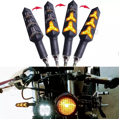 4x LED Turn Signals Blinker Light Front+Rear For Kawasaki Vulcan VN 500 900 1500 • $17.15