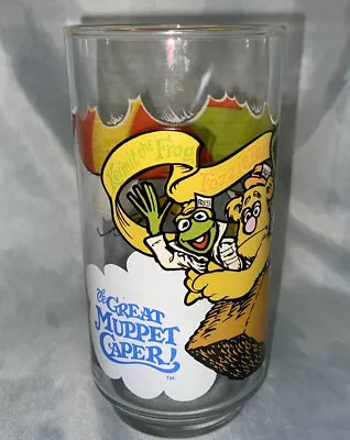 Vintage Henson Corp. Inc 1981 The Great Muppet Caper McDonalds Glass/Tumbler • $4