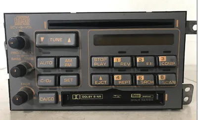 1990 - 1991 C4 Corvette Bose Gold Gray Face CD Cassette AM/FM Radio Refurbished • $694.95