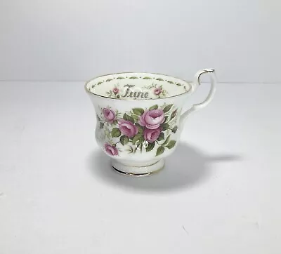 $21.99 • Buy Royal Albert Flower Of The Month JUNE, Bone China Tea Cup 3 3/8” (No Saucer)
