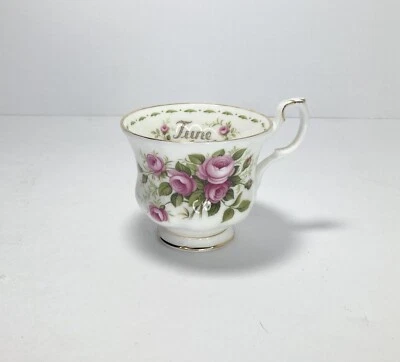 $21.99 • Buy Royal Albert Flower Of The Month JUNE, Bone China Tea Cup 3 3/8” (No Saucer)