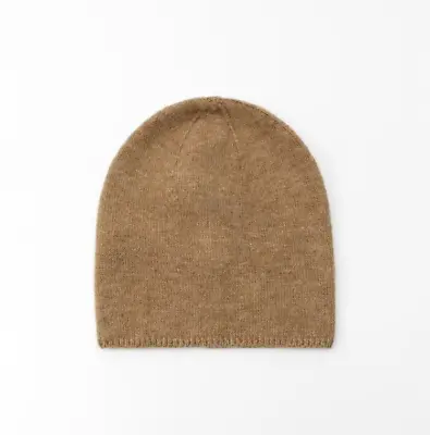 BNWT: KNITTED BEANIE From ZARA: Colour: CAMEL: Size: U • £17.99