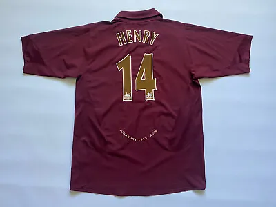 £250 • Buy Arsenal London England 2005/2006 Home Football Shirt Soccer Nike #14 Henry
