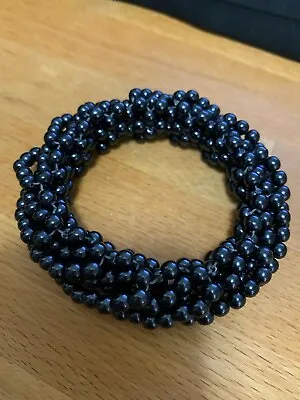 Fashionable J Crew Black Pearl Bracelet • $75