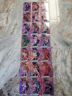 2019/20 Mosaic Basketball Pink Parallel Lot Of 21 • $11.99