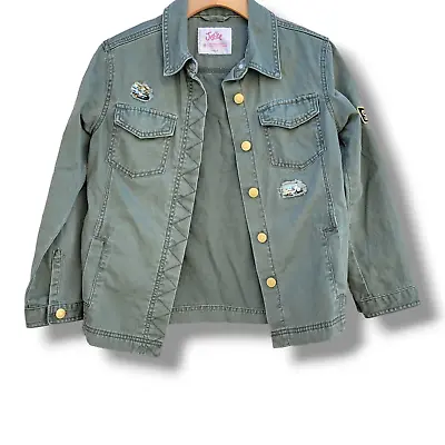 $12.99 • Buy Justice Girls Military Green Denim Jacket  - Size 10