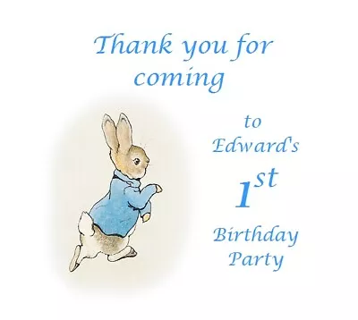 £1.99 • Buy Personalised Party Bags Sweet Buffet Classic Peter Rabbit Christening Naming Day