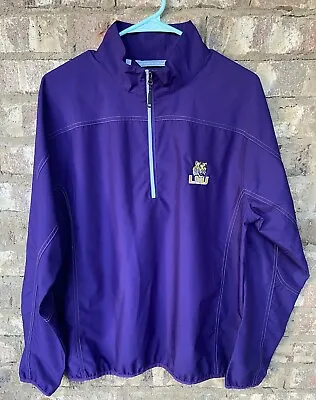 Cutter & Buck Mens LSU Louisiana State University Tigers Windbreaker Size Small • $19.99