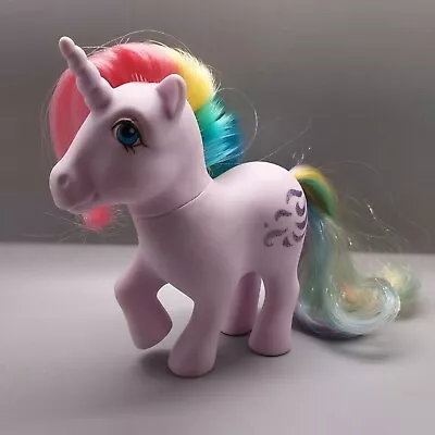 Vintage 1983 G1 My Little Pony Windy Rainbow Hair Unicorn • $19.99