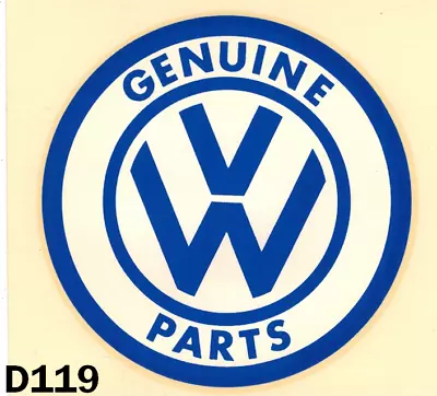 Genuine VW Parts Vintage Water Slide Decal From The 60's   3 Od • $17.95