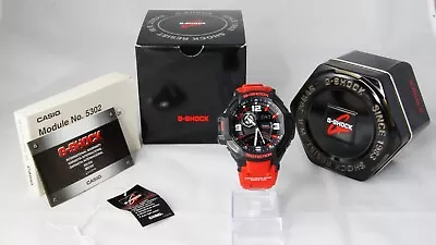 Casio G-Shock Gravity Master Unisex Watch GA-1000-4BDR Digital Quartz Red Black • $228