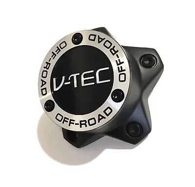 $28 • Buy V-Tec Offroad Matte Black Center Cap 5 Lug Hub Cover C394-5 Qty 1