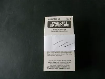 £0.99 • Buy Full Set X 50 Brooke Bond Tea Cards.  Wonders Of Wildlife.  1976.