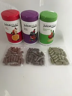 Juice Plus Capsules 20 Berry 20 Fruit 20 Veg   With Instructions   04/2025 • £22.99