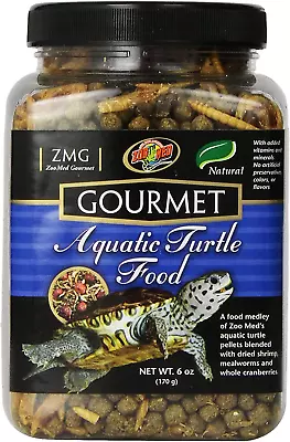 Gourmet Aquatic Turtle Food 6 Oz Jar Nutrient Rich Formula Healthy Shell Growth  • $9.74