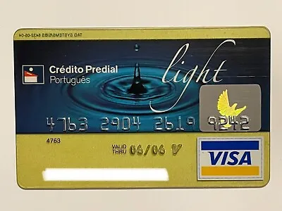 Portugal Visa Credit Card Expired 2006 Transparent • $14.99