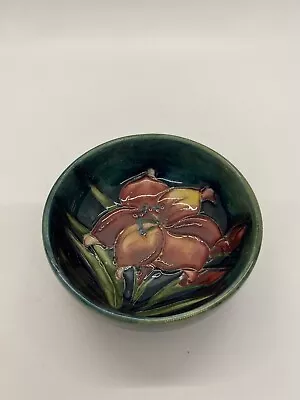 Vintage Moorcroft Pottery England Trinket Mini Bowl Pin Dish 3  Wide • $50