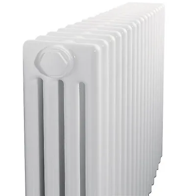 Acova 4 Column Radiator White Steel Horizontal Traditional 545W (H)300x(W)628mm • £91.48