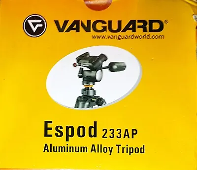 Vanguard Espod 233AP Tripod Stand New By The Dealer • $86.71