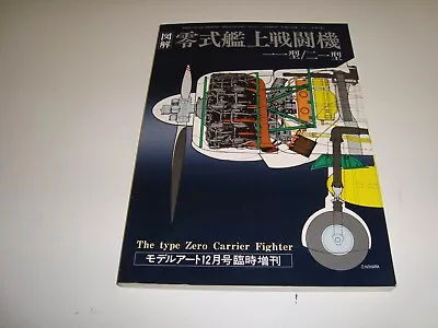 TYPE ZERO CARRIER FIGHTER Mitsubishi A6M Zero Type 11 21 Pictorial Model Art 323 • $40