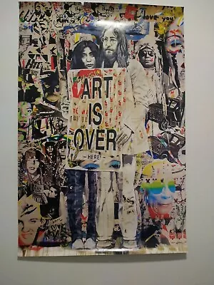 Mr. Brainwash . Art Is Over. Art Poster Signed • $990