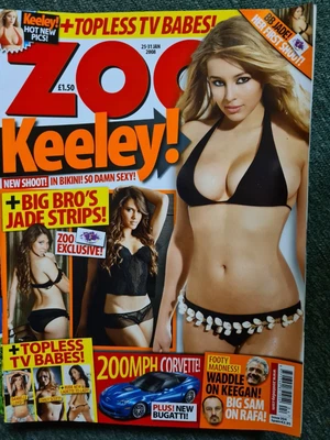 £35 • Buy Zoo Magazine 2008 Keeley Hazel Cover Very Good Condition Rare