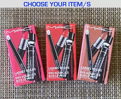 MAC 3-pc. LASHES TO LIPS KIT (PINK RED NEUTRAL): CHOOSE YOUR SHADE • $26