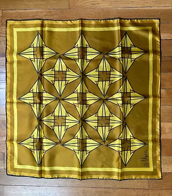 Vtg Vera Neuman Silk Scarf Multi-colored Abstract Geometric Pattern - Japan • $19.99