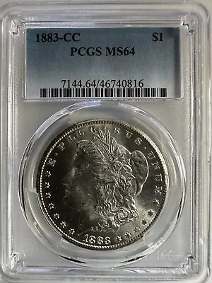 1883-CC Morgan Silver Dollar PCGS MS64 • $379