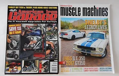 American Iron Garage-Special 2012 & Muscle Machines-July 2023 Lot Of 2 Magazines • $8.99