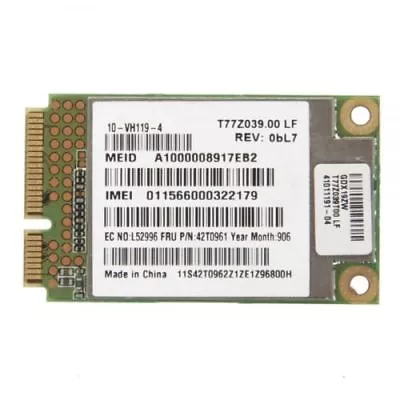 ✔️ Gobi1000 FRU 42T0961 3G Wwan Card 7.2Mbps+GPS For ThinkPad X200 X301 USA • $9.99