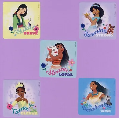 15 Disney Princess Traits - Large Stickers - Jasmine Moana Mulan Tiana • $2.60