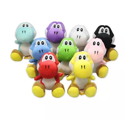 Super Mario Bros. Yoshi Plush Toys Soft Stuffed Doll Birthday Xmas Kids Gifts • £6.88