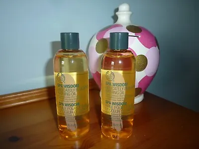 £14.99 • Buy  Body Shop Spa Wisdom Delicately Blooming Bathing Oil 2 X 150ml Discontinued