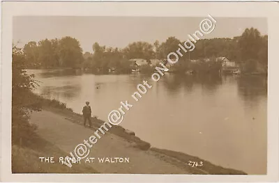 RP The River At  Walton-on-Thames Surrey • £7.95