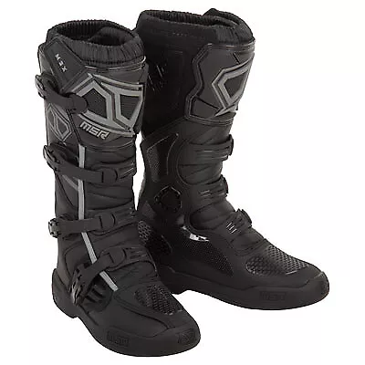 MSR M3X Motocross Boots US Size 9 Black • $103.95