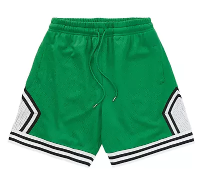 Lucky Bastards Basketball Shorts Men's Sportswear Kelly Green Mesh Shorts • $28.99