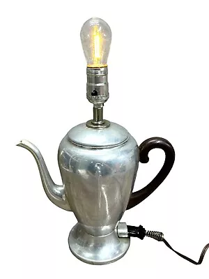 Mirro-Matic Art Deco Electric Coffee Percolator LAMP REPURPOSE Vintage • $40.45