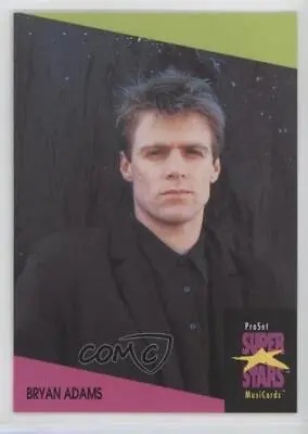 1991 Pro Set Super Star MusiCards UK Bryan Adams #5 0jk3 • $1.36