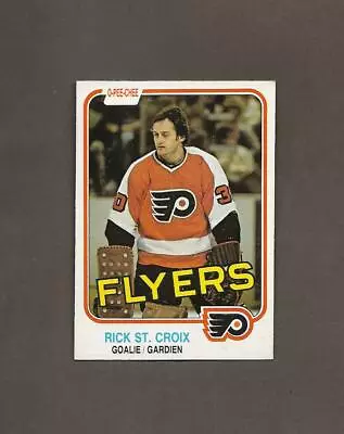 1981-82 OPC 252 Rick St. Croix ROOKIE RC FLYERS O Pee Chee High Grade MC252-1 • $11.55