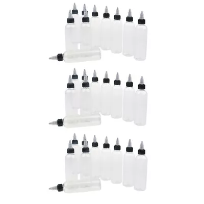 £23.02 • Buy 30Pcs Needle Nozzle Plastic Bottles With Twist Top   For Liquid Painting 120ml