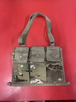 OCP Multicam Molle II Bandoleer 6-Mag 5.56 Ammunition Pouch 8465-01-580-1312 • $12.99