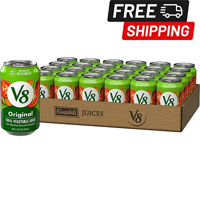 $20.49 • Buy V8 Original 100% Vegetable Juice, Vegetable Blend With Tomato Juice, 11.5 FL OZ