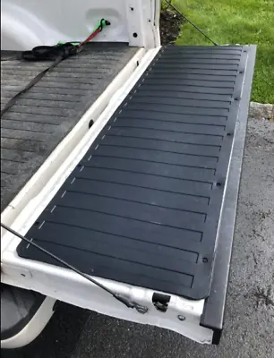 Rubber TAILGATE MAT (FORD F-150) Cargo Bed Liftgate Protector Ribbed Black Liner • $89.95