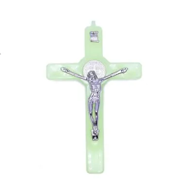 Luminous Catholic Wall Crucifix Glows In The Dark Church Relics • £6.43