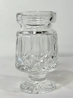 Waterford Bud Vase 4.75” Tall Clear Crystal Glass Old Style Signed Waterford • $27
